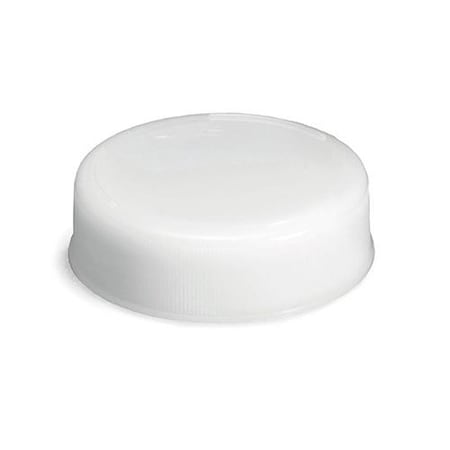 Tablecraft 63 mm White Invertatop Squeeze Bottle End Cap 63FCAP